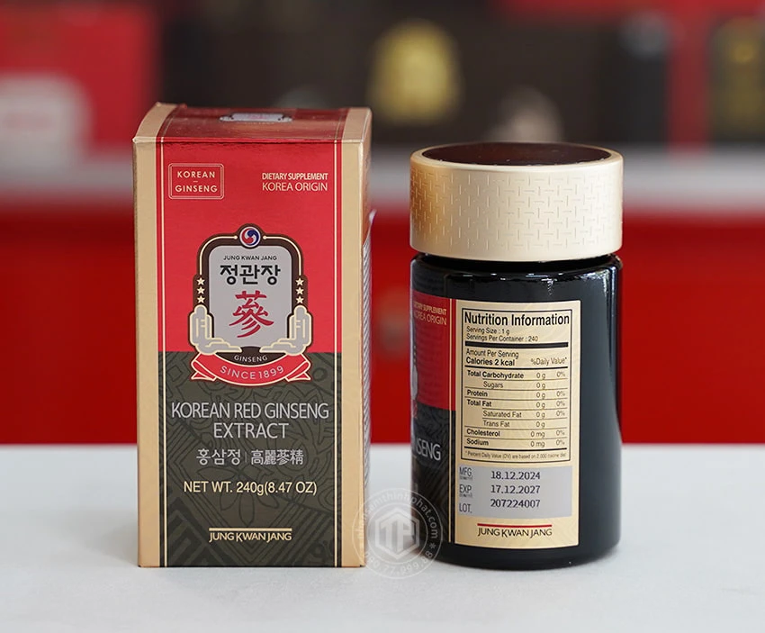 Cao hồng sâm Chính phủ Hàn Quốc cao cấp KGC Jung Kwan Jang 240g Cao hồng sâm Chính phủ Hàn Quốc cao cấp KGC Jung Kwan Jang 240g