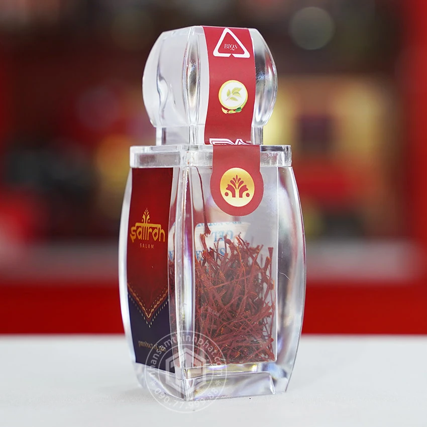 Nhụy hoa nghệ tây saffron nhập khẩu Iran loại đặc biệt lọ 1g Nhụy hoa nghệ tây saffron nhập khẩu Iran loại đặc biệt lọ 1g