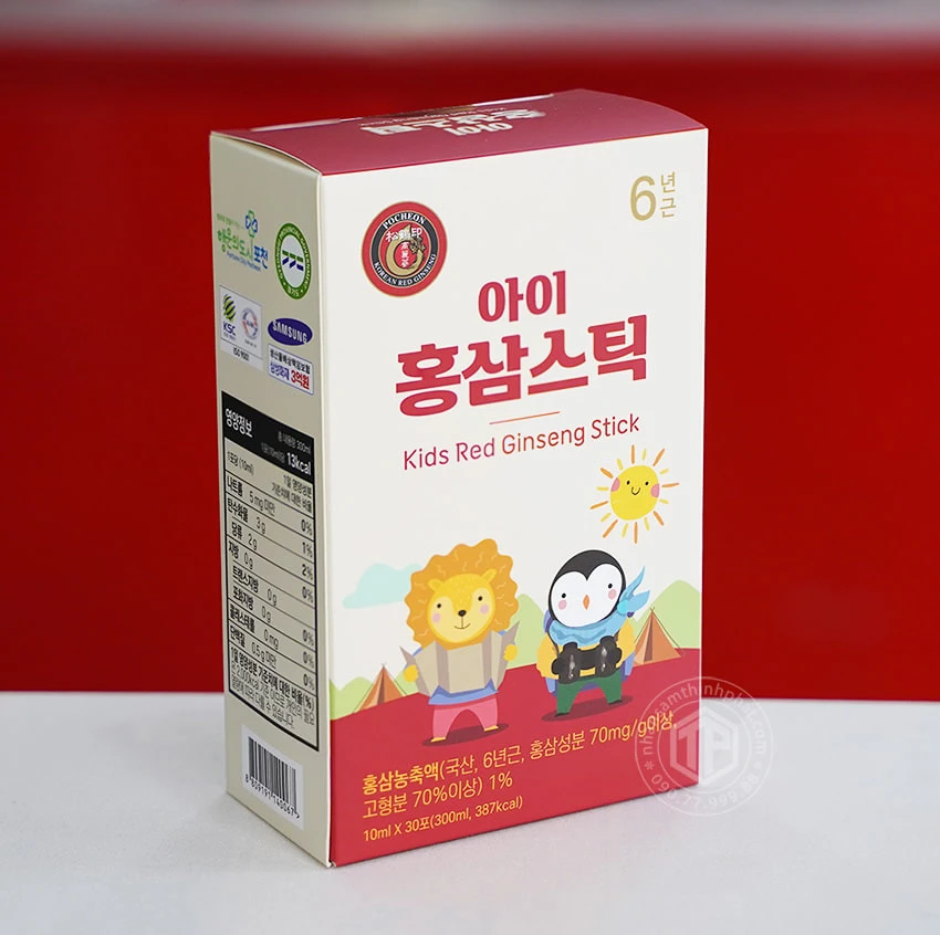 Nước hồng sâm Pocheon dành cho trẻ em dạng thanh - Kids red ginseng stick Nước hồng sâm Pocheon dành cho trẻ em dạng thanh - Kids red ginseng stick