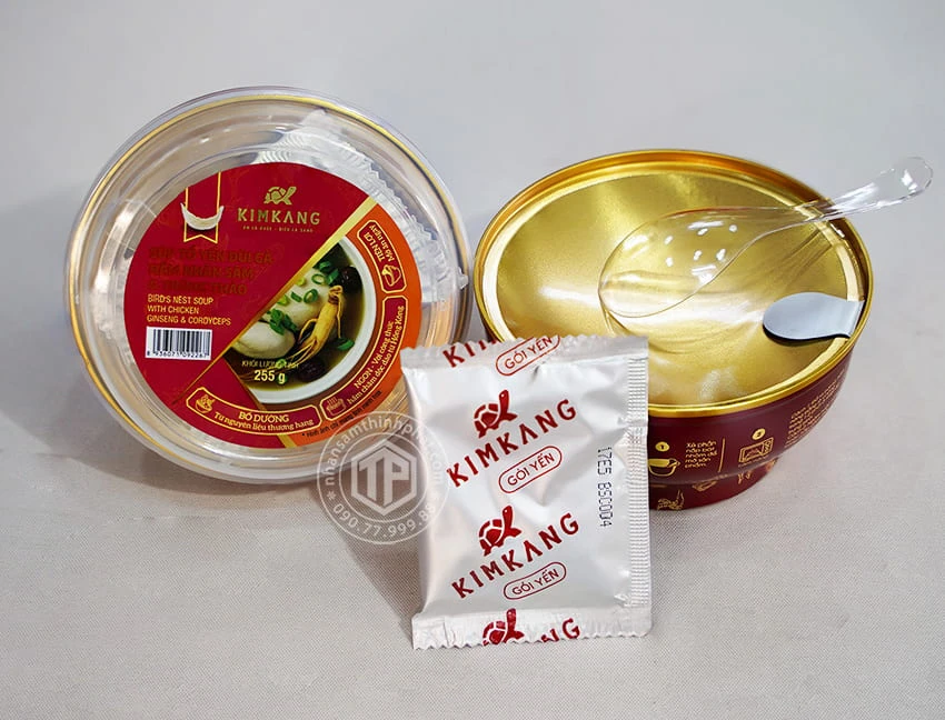Súp tổ yến đùi gà nhân sâm đông trùng hộp 6 chén x 255g