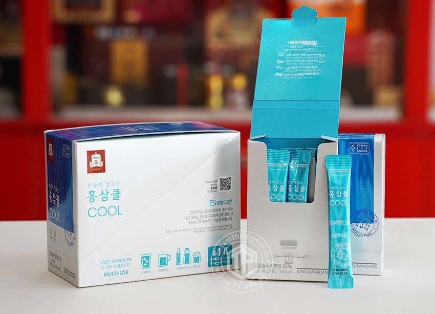Trà hồng sâm cao cấp KGC sâm chính phủ Jung Kwan Jang hộp 100 gói