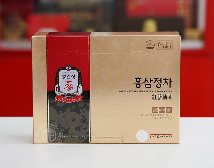 Trà hồng sâm KGC hộp 100 gói sâm Chính phủ Hàn Quốc Jung Kwan Jang