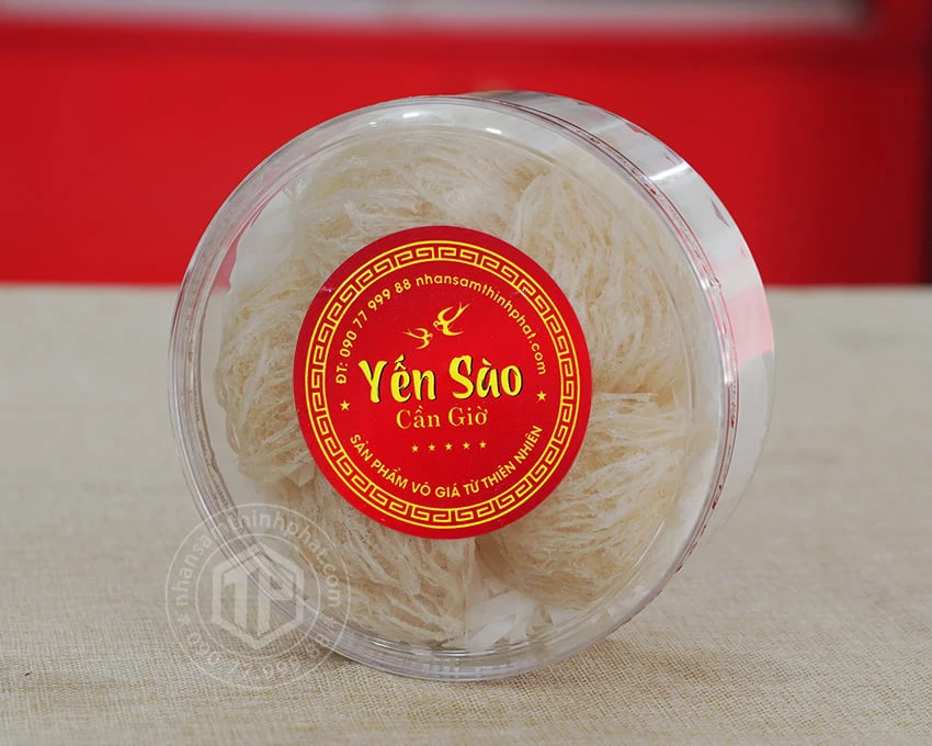 Tổ Yến Sào Cần Giờ làm sạch hộp 50g loại 1 Tổ Yến Sào Cần Giờ làm sạch hộp 50g loại 1