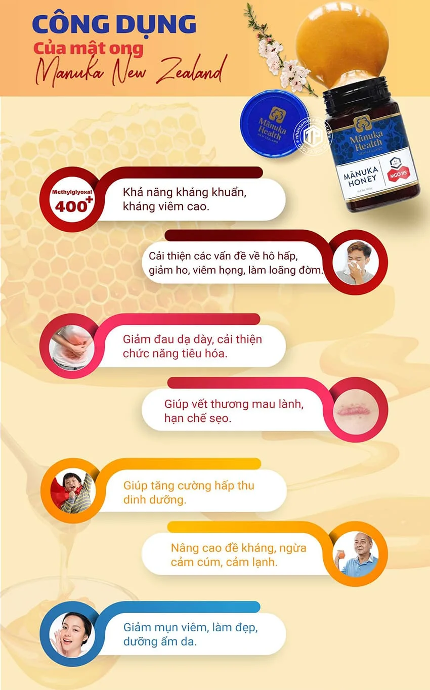 Công Dụng Của Mật Ong Manuka New Zealand Công Dụng Của Mật Ong Manuka New Zealand