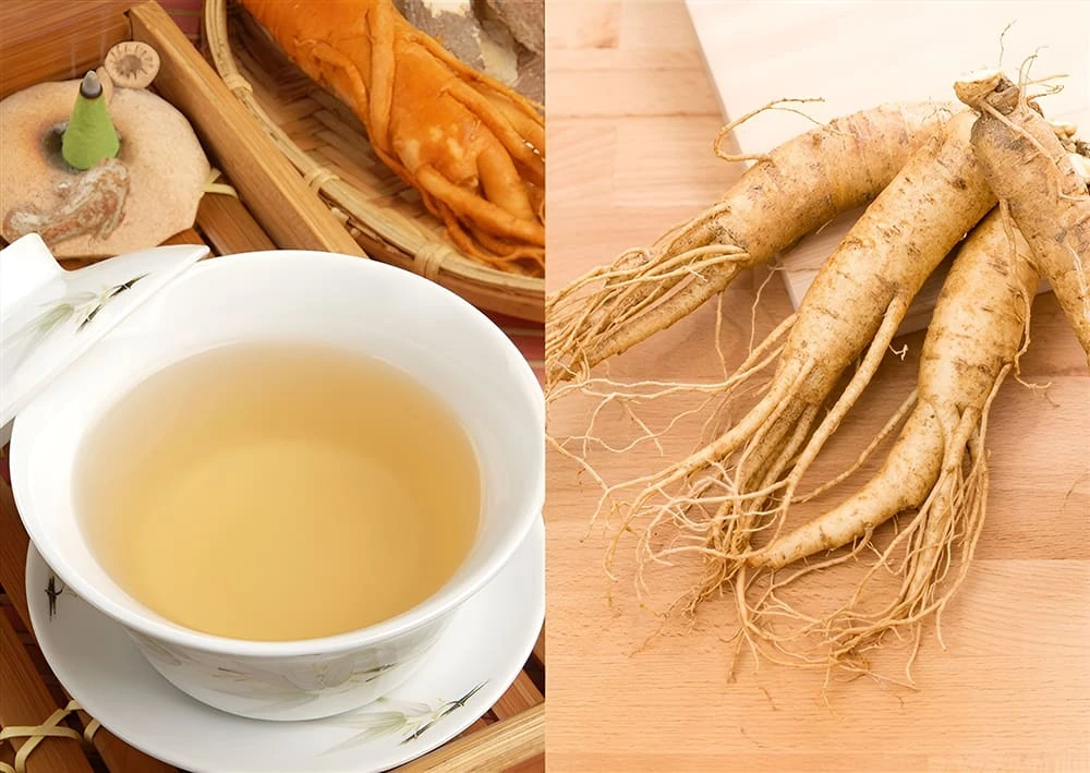 Nhân sâm tươi có thể sắc nước uống thường xuyên như một loại trà Nhân sâm tươi có thể sắc nước uống thường xuyên như một loại trà