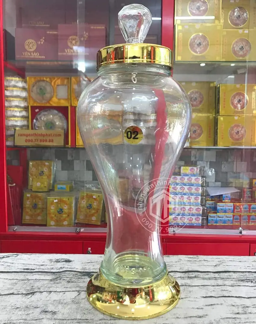 Bình ngâm sâm tươi Việt Nam 2 lít Bình ngâm sâm tươi Việt Nam 2 lít