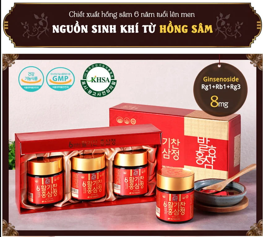Cao hồng sâm Deadong Hàn Quốc hộp 3 lọ x 100g Cao hồng sâm Deadong Hàn Quốc hộp 3 lọ x 100g