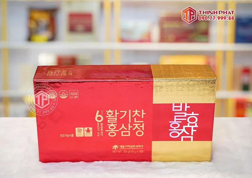 Cao hồng sâm Deadong Hàn Quốc hộp 3 lọ x 100g Cao hồng sâm Deadong Hàn Quốc hộp 3 lọ x 100g
