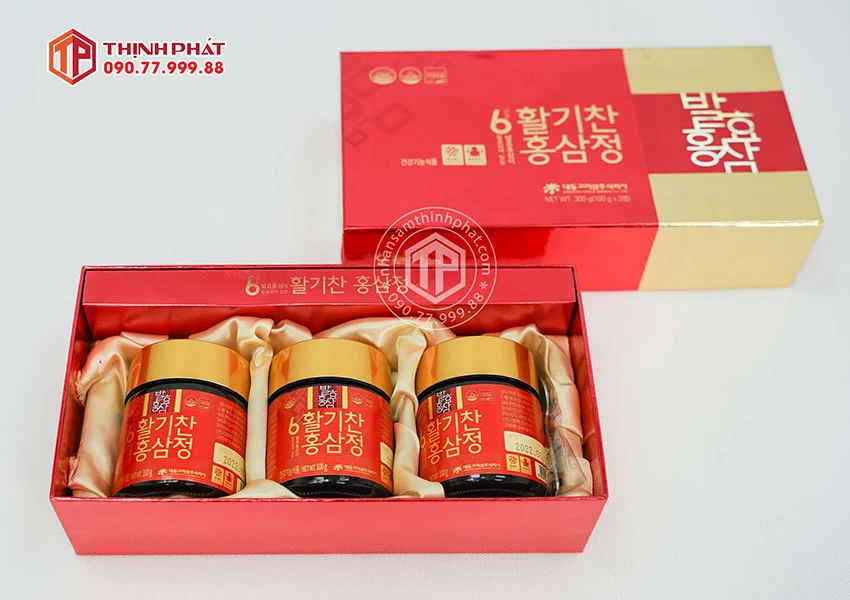 Cao hồng sâm Deadong Hàn Quốc hộp 3 lọ x 100g Cao hồng sâm Deadong Hàn Quốc hộp 3 lọ x 100g