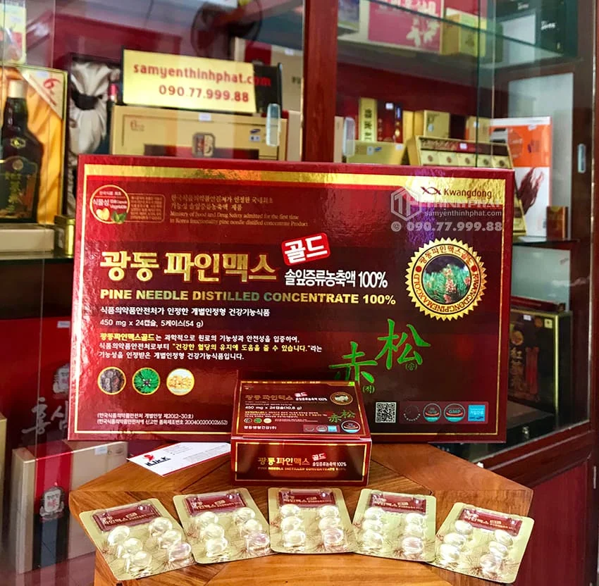 Viên Tinh Dầu Thông Đỏ Hàn Quốc Kwangdong Chính hãng 120 Viên Cao cấp chất lượng Viên Tinh Dầu Thông Đỏ Hàn Quốc Kwangdong Chính hãng 120 Viên Cao cấp chất lượng