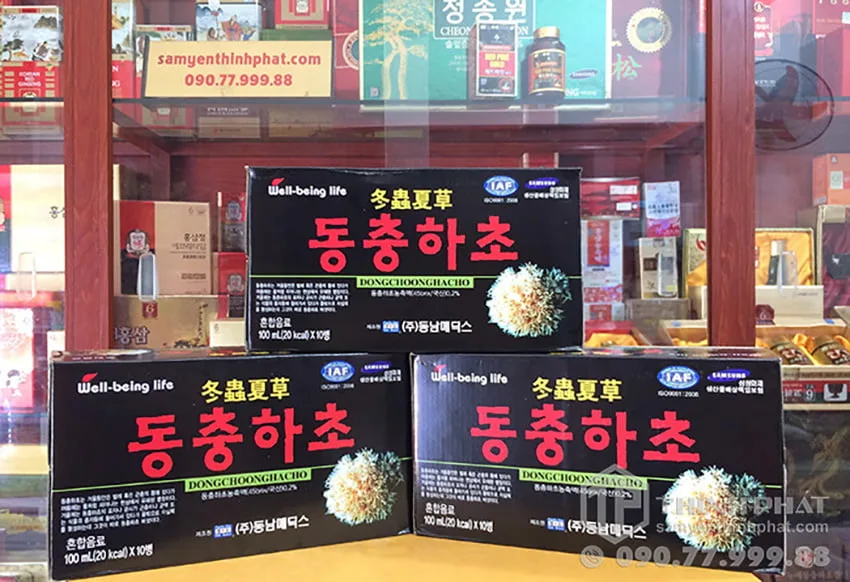 Nước đông trùng hạ thảo Hàn Quốc Nước đông trùng hạ thảo Hàn Quốc