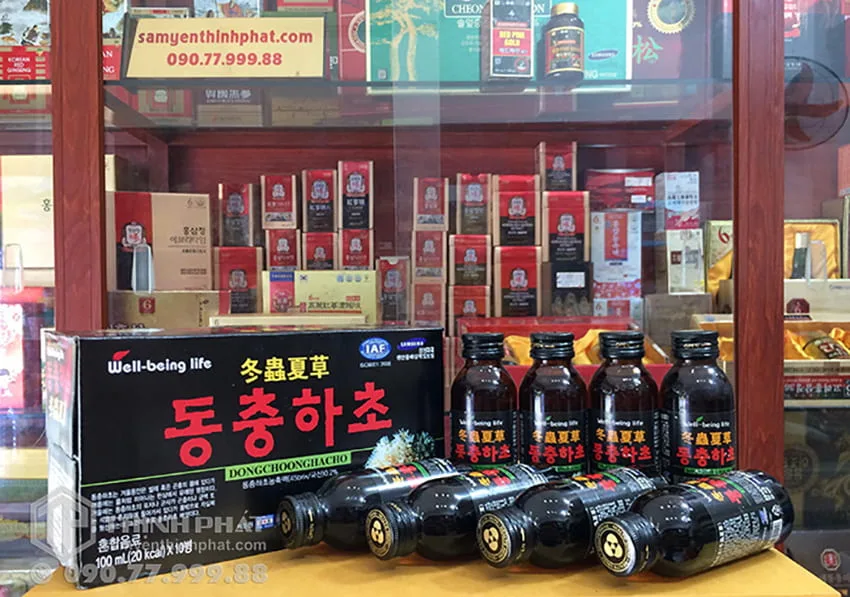 Nước đông trùng hạ thảo Hàn Quốc Nước đông trùng hạ thảo Hàn Quốc