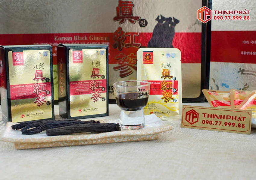 Nước hắc sâm Hàn Quốc cao cấp Daedong hộp 90 gói