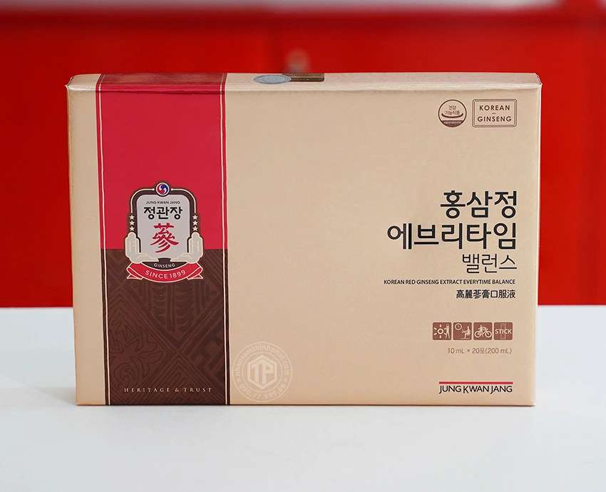 Nước hồng sâm Balance KGC 20 gói