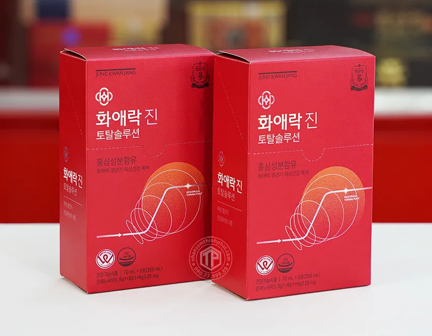 Nước Hồng Sâm Cao Cấp KGC chính hãng cho nữ 10 gói x 70ml Nước Hồng Sâm Cao Cấp KGC chính hãng cho nữ 10 gói x 70ml