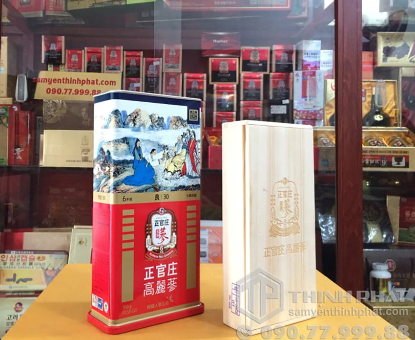 Hồng sâm củ khô KGC 300g 30PCS 19 củ sâm khô Chính phủ Jung Kwan Jang Hồng sâm củ khô KGC 300g 30PCS 19 củ sâm khô Chính phủ Jung Kwan Jang