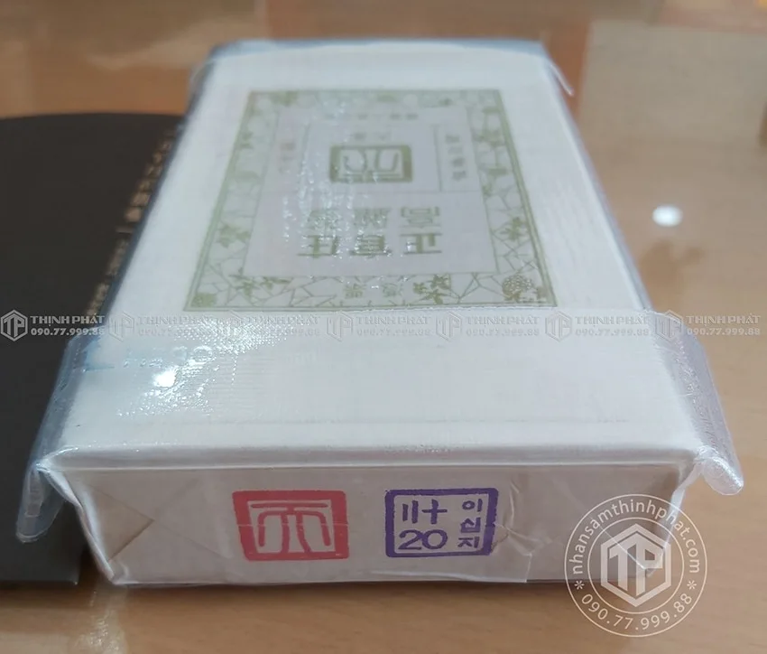 Thiên sâm chính phủ KGC Jung Kwan Jang thượng hạng Heaven 150g 7 củ Thiên sâm chính phủ KGC Jung Kwan Jang thượng hạng Heaven 150g 7 củ
