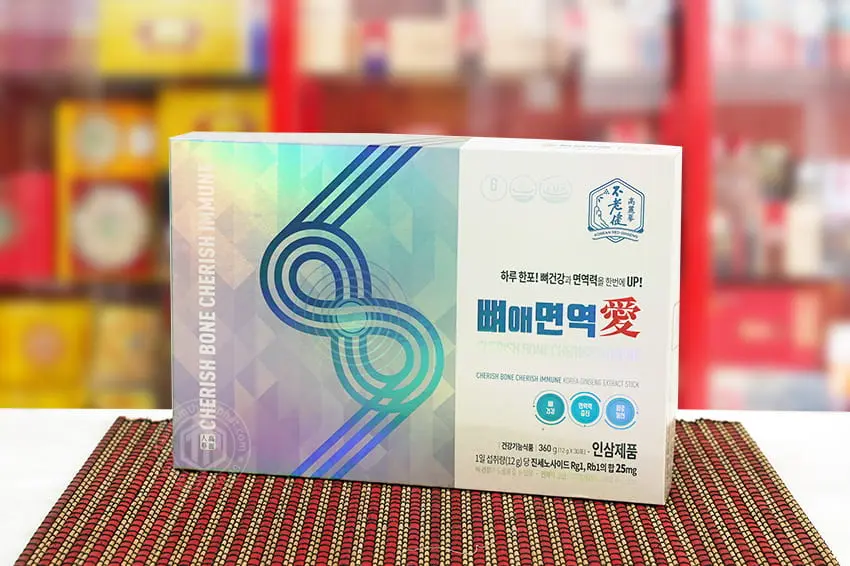 Tinh chất nhân sâm bổ xương khớp hộp 30 gói x 12g Tinh chất nhân sâm bổ xương khớp hộp 30 gói x 12g