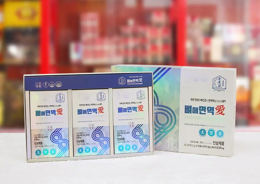 Tinh chất nhân sâm bổ xương khớp hộp 30 gói x 12g Tinh chất nhân sâm bổ xương khớp hộp 30 gói x 12g