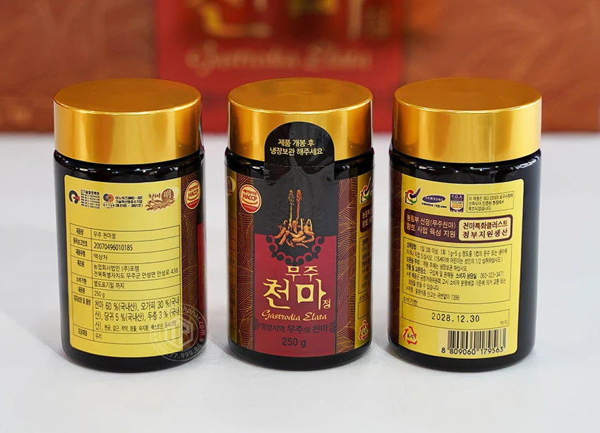 Cao thiên ma Hàn Quốc 4 lọ x 250g