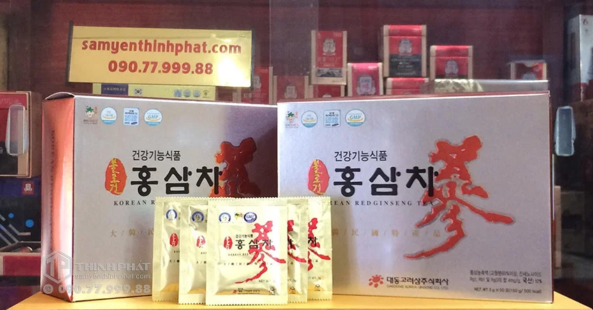 Trà hồng sâm hàn Quốc cao cấp Deadong 50 gói Trà hồng sâm Hàn Quốc cao cấp Deadong 50 gói