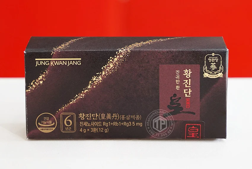 Viên hồng sâm linh đan Chính phủ Hàn Quốc Jung Kwan Jang KGC hộp 3 viên Viên hồng sâm linh đan Chính phủ Hàn Quốc Jung Kwan Jang KGC hộp 3 viên
