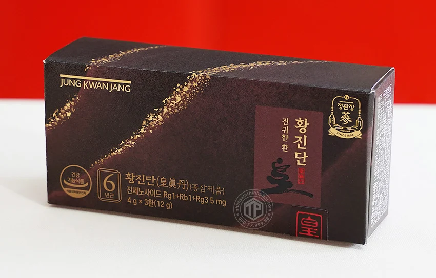 Viên hồng sâm linh đan Chính phủ Hàn Quốc Jung Kwan Jang KGC hộp 3 viên Viên hồng sâm linh đan Chính phủ Hàn Quốc Jung Kwan Jang KGC hộp 3 viên