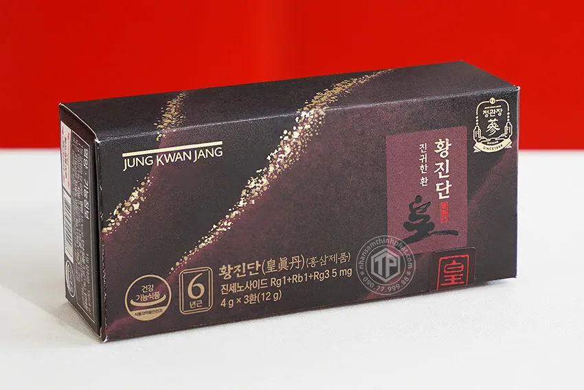 Viên hồng sâm linh đan Chính phủ Hàn Quốc Jung Kwan Jang KGC hộp 3 viên
