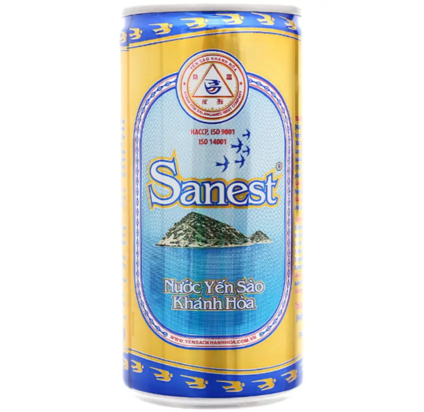 Nước yến Sanest thùng 30 lon - nước yến cao cấp