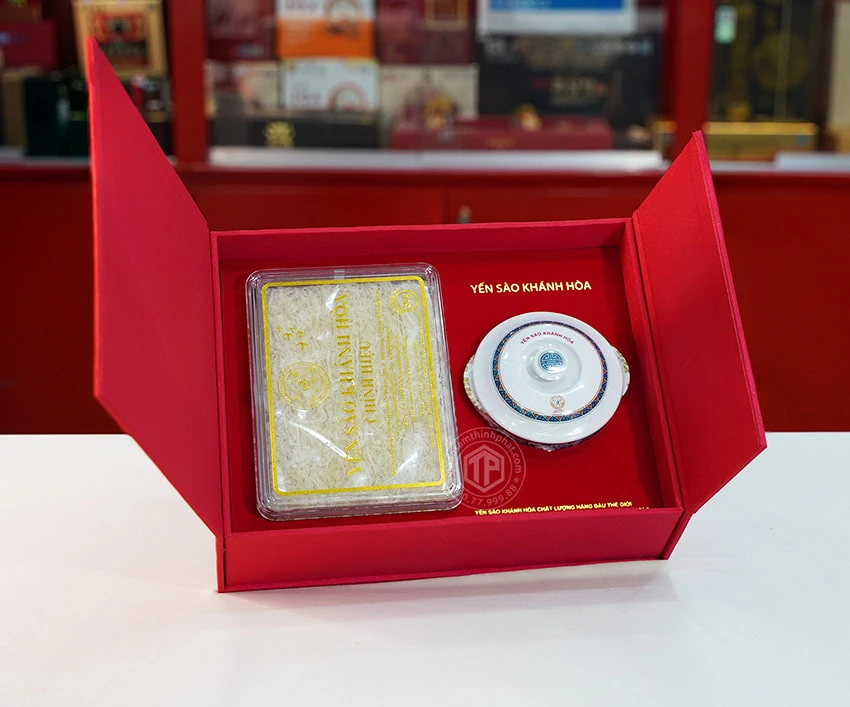Tổ Yến Sào Khánh Hòa yến đảo hộp quà tặng 50g - 015G Tổ Yến Sào Khánh Hòa yến đảo hộp quà tặng 50g - 015G